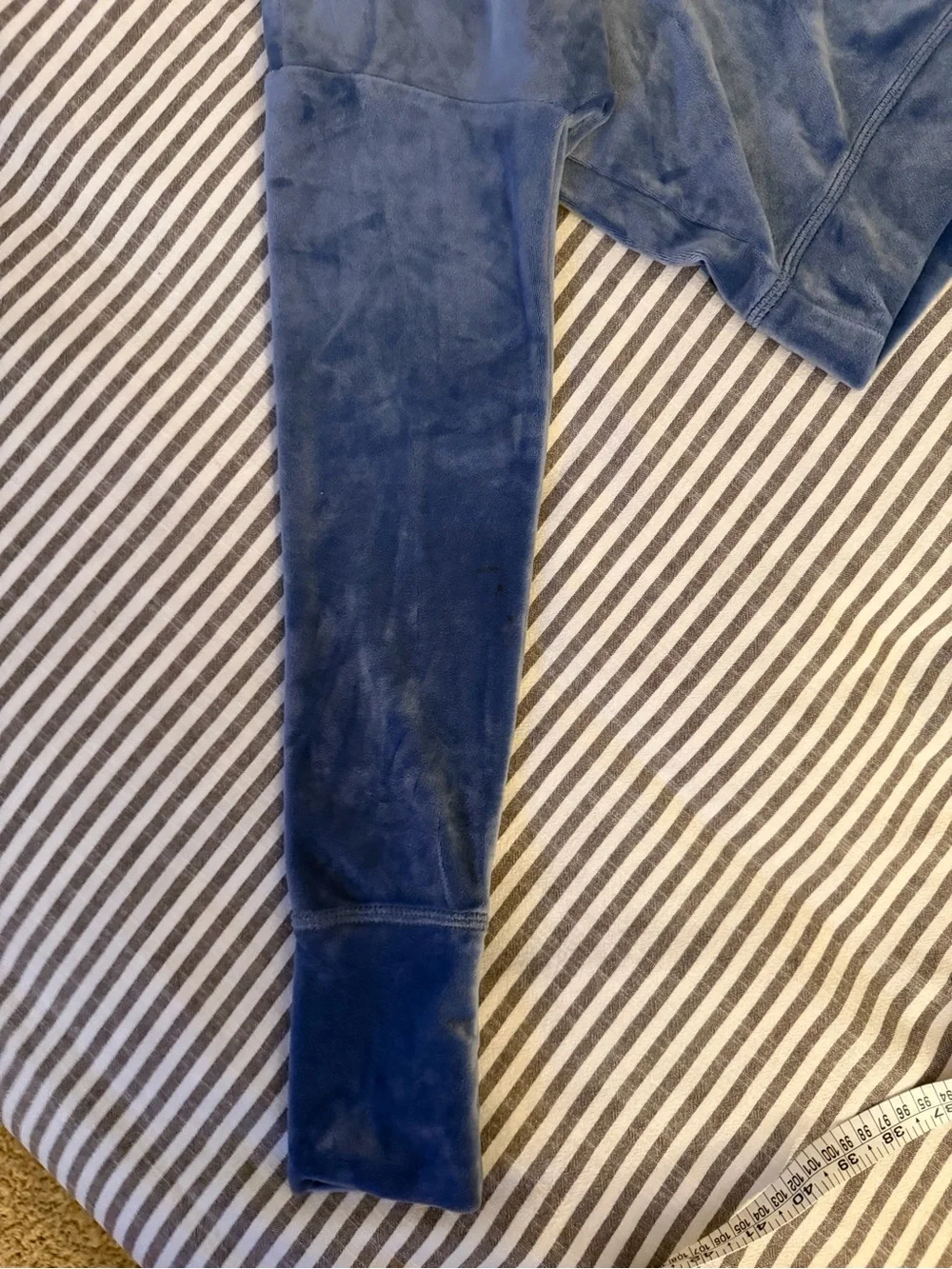 OFFLINE by Aerie Blue Velour Hoodie Jogger Set XS and XXSMatching Lounge Set